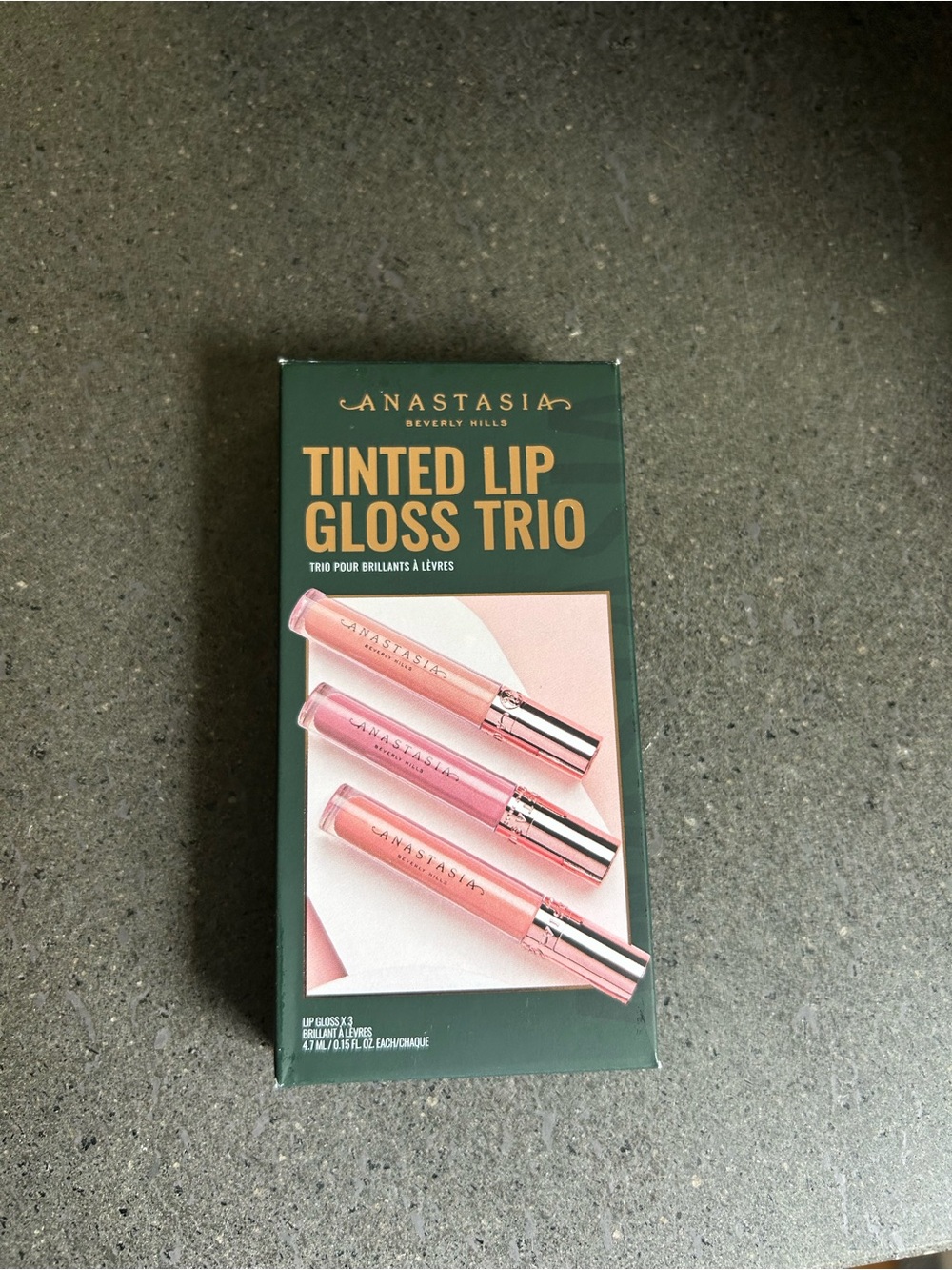 Anastasia Tinted Lip Gloss Trio — Soft Pink, Toffee Rose, Deep Taupe